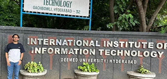 Ishaan Romil Placed at IIT, Hyderabad